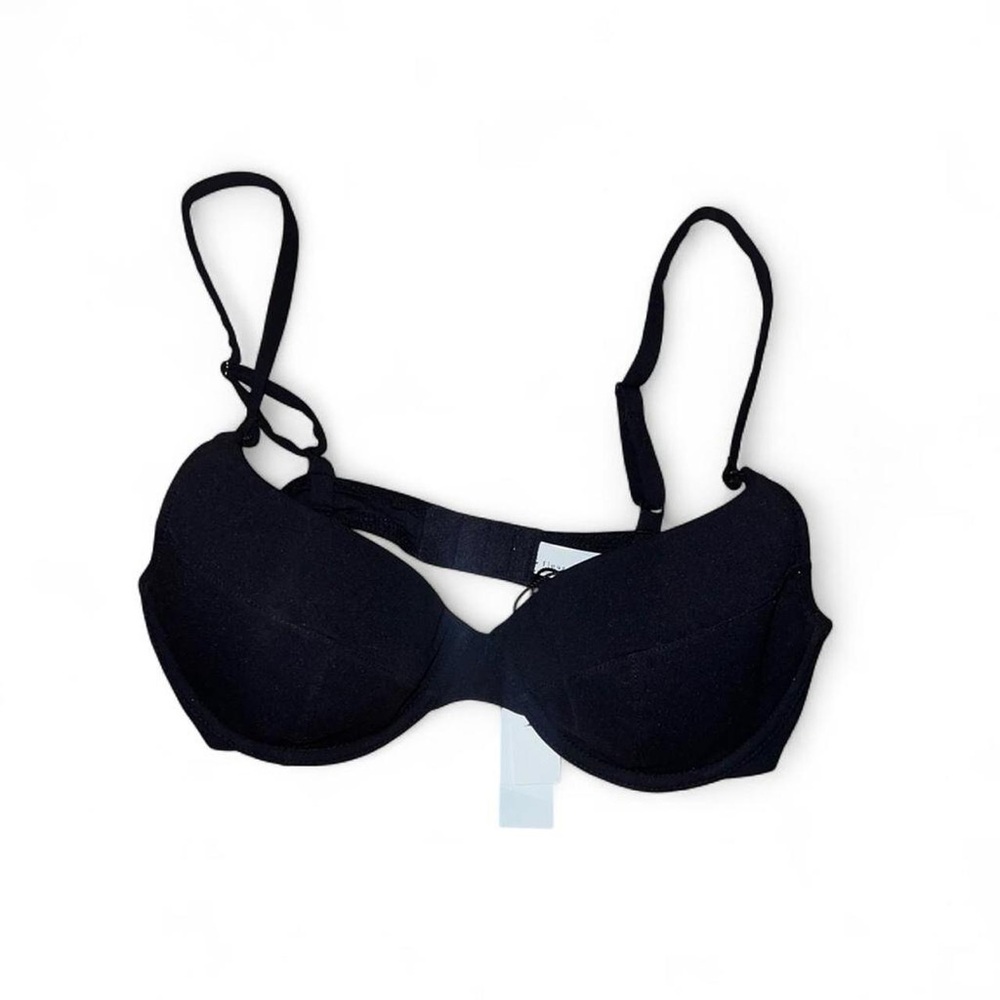 Fleur Du Mal Black underwire Bra.